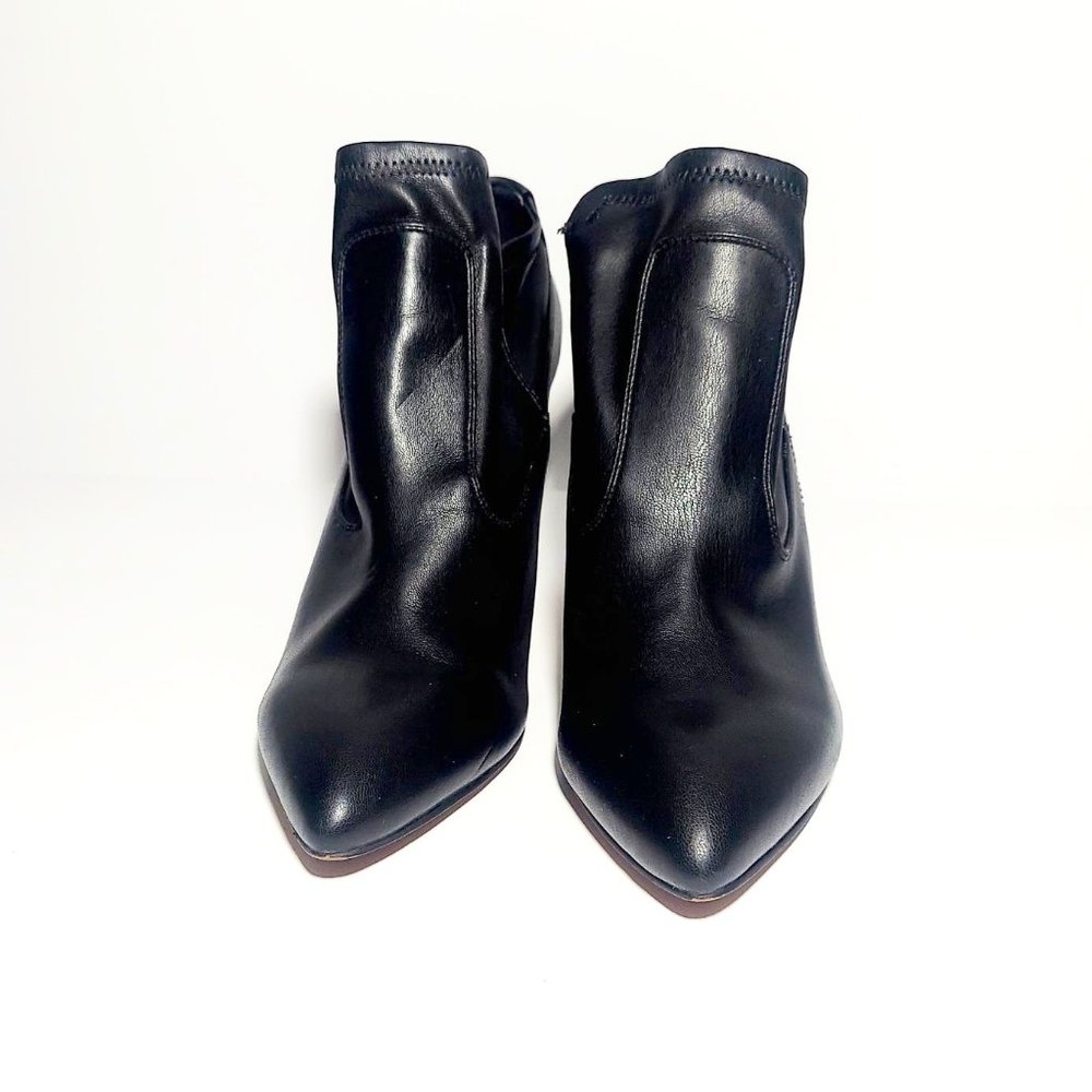 Franco Sarto Criton Black Ankle Boots Heel